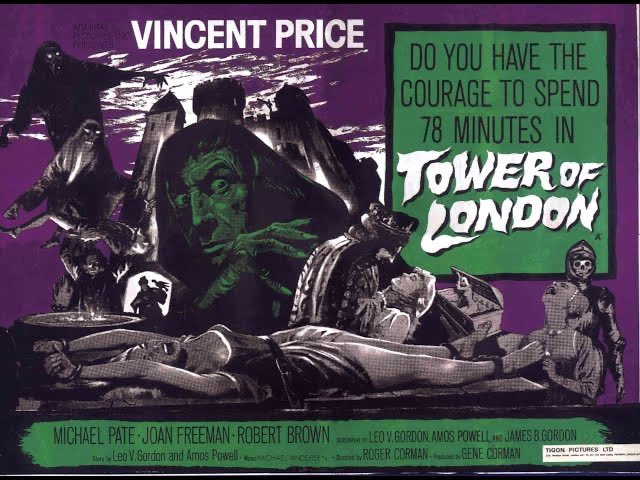 Thoughts on Tower of London (1962): As always, Vincent is worth the ticket Price. The dusty gothic production is consistently picturesque, but nearly all freestyle Shakespeare drama and hauntings land totally flat throughout. Royal conflicts in Ghost Hunters International. (2/5)