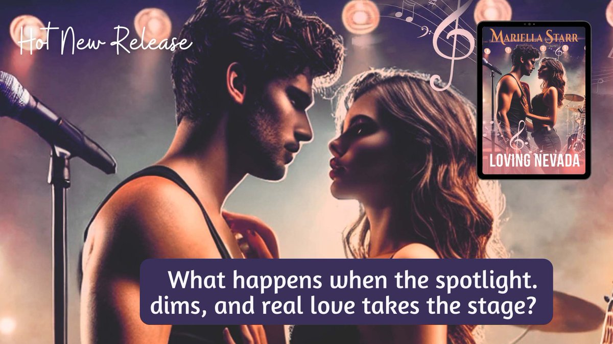 🎸 Nevada Skylark has spent her life on stage, but it’s her heart that’s about to steal the show. 

Find out in "Loving Nevada" by Mariella Starr! bit.ly/3MxkduF
#romancereader