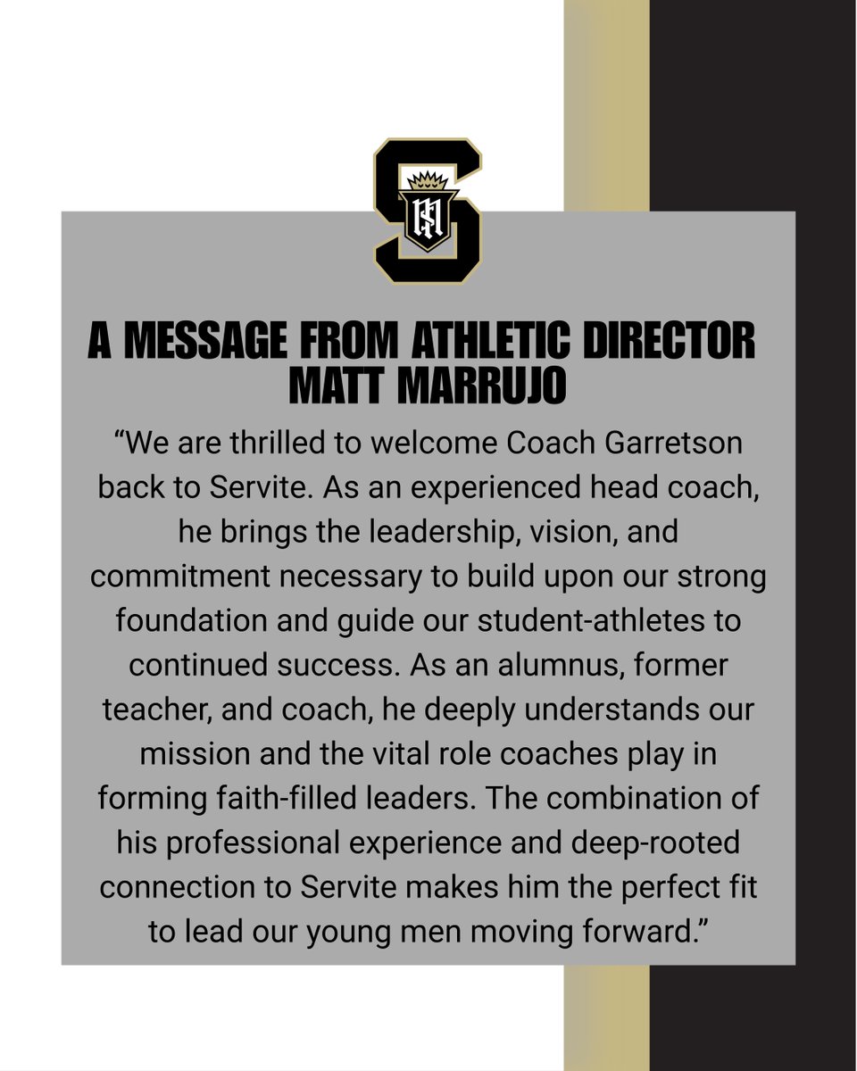 Servite Athletics tweet media