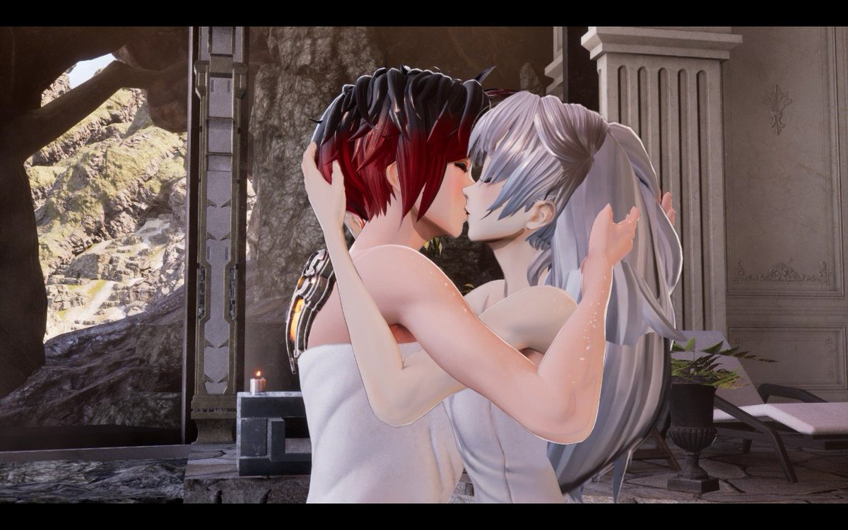 Ruby and Weiss are certainly enjoying their leisure time in code vein 2. #RWBY #Whiterose #CODEVEIN2