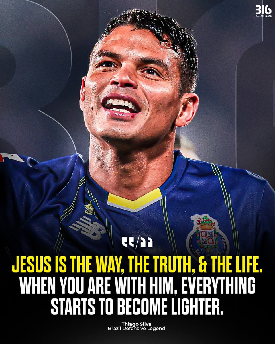 Thiago Silva said it best.

“Jesus is the way, the truth, and the life. When you are with Him, everything starts to become lighter.”