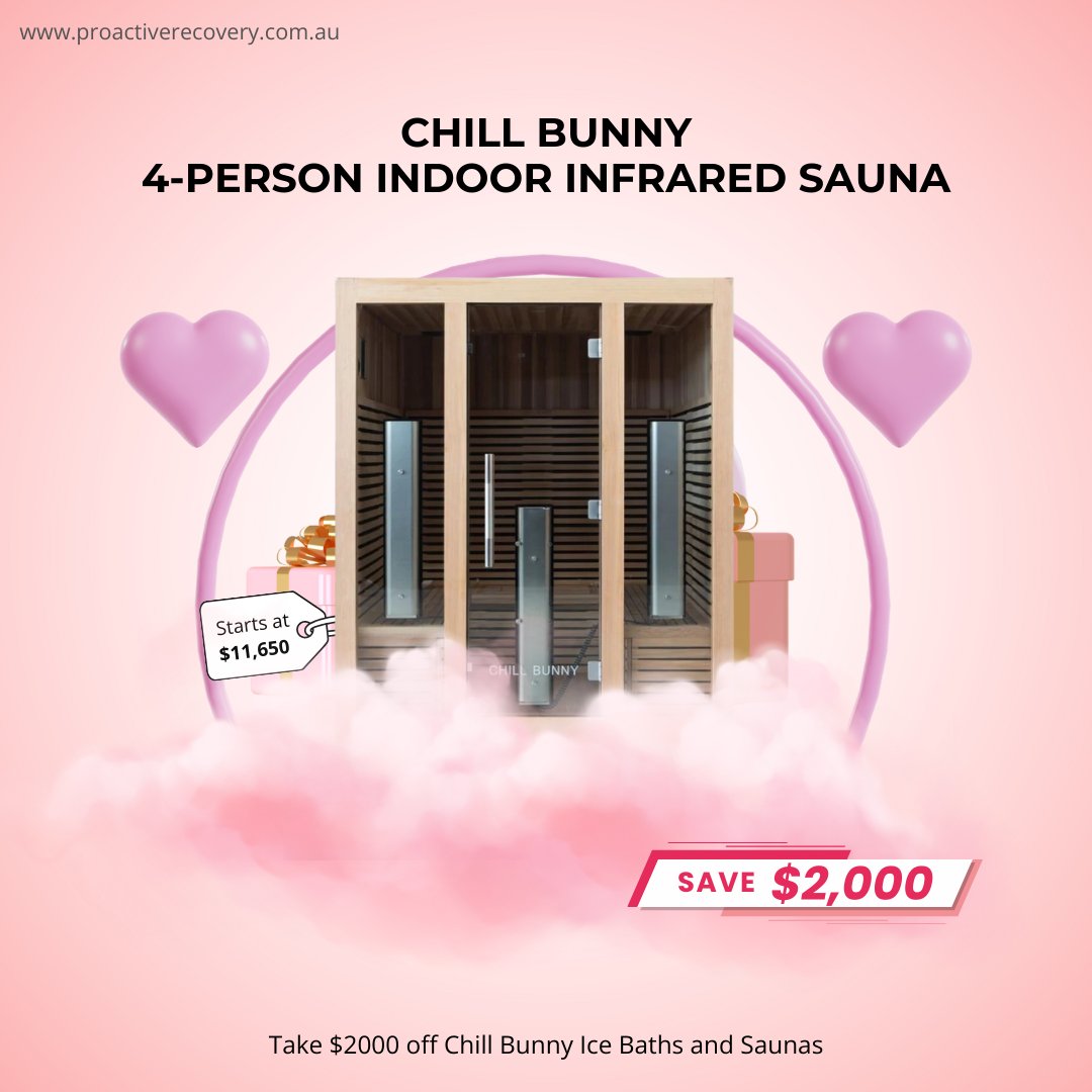 Proactive_Recov's tweet photo. ❤️ Skip the temporary gifts this Valentine’s Day.

Invest in something that lasts.

Get $2,000 OFF Chill Bunny infrared saunas, cedar ice baths &amp; contrast therapy combos to build your at-home recovery sanctuary.

Limited time. Shop now.

#ProactiveRecovery #ValentinesDaySale https://t.co/eVaDnyLFKu