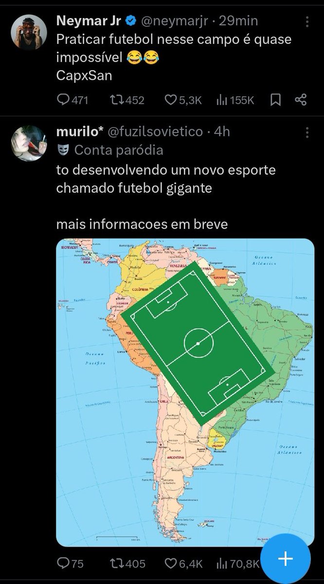 ZarakBezerra's tweet photo. @fuzilsovietico acho q o Neymar não gostou https://t.co/03X82K82AH
