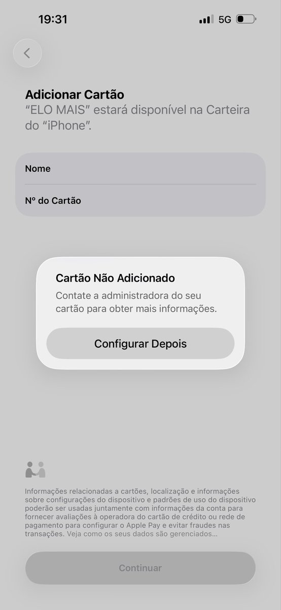 _soaresbrunno's tweet photo. @Bradesco como eu faço para adicionar meu cartão de crédito @cartaoelo novamente no Apple Pay?
Essa bexiga parou de funcionar depois foi emitido uma 2a via. 
Hoje passei o dia com a central de cartões, chat e telefone e o despreparo dos atendentes é enorme! https://t.co/bkvt86wPwi