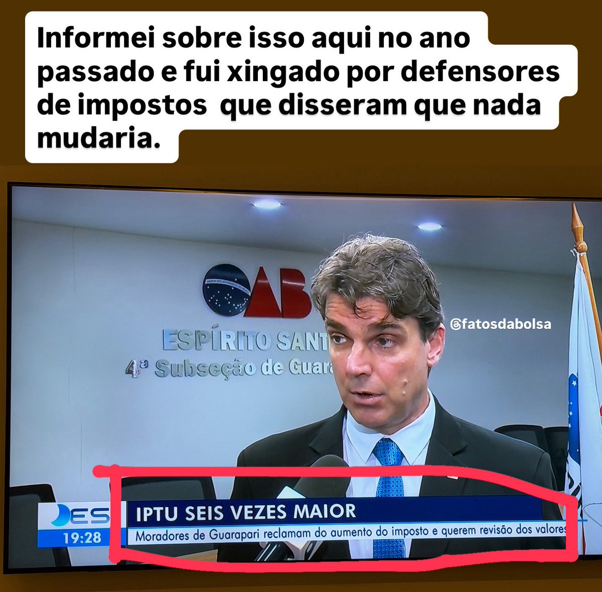 Reforma tributária na prática: mais imposto no c* do povo. 

E tem gente que ainda defende e acha graça.