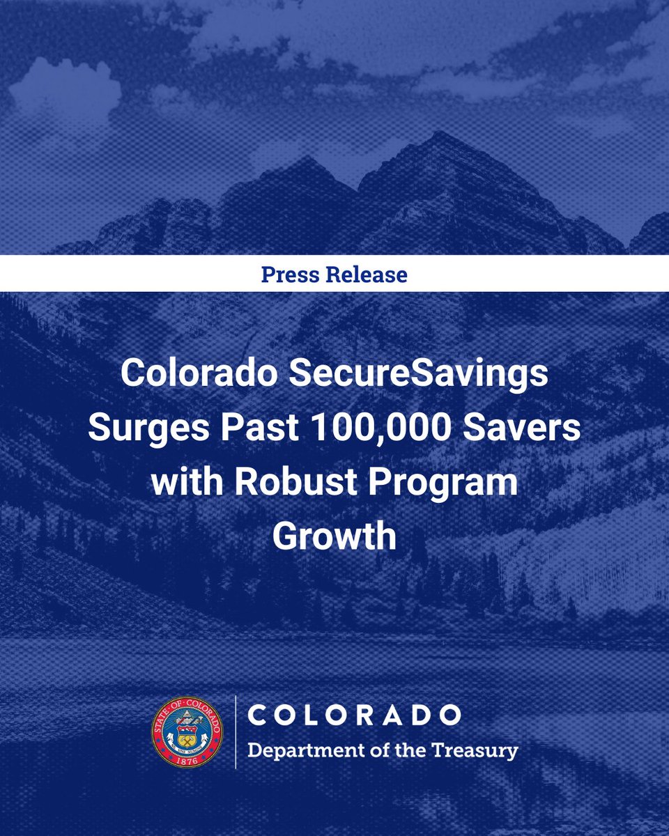 Colorado Department of the Treasury tweet media