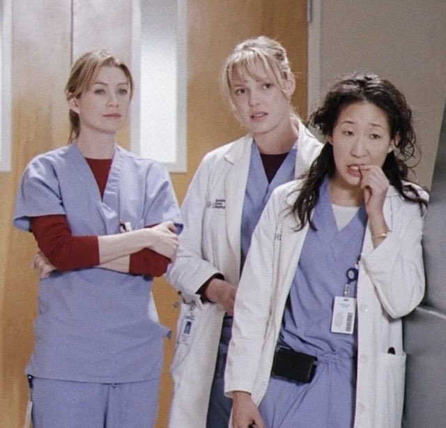 The original grey’s intern girls ❤️