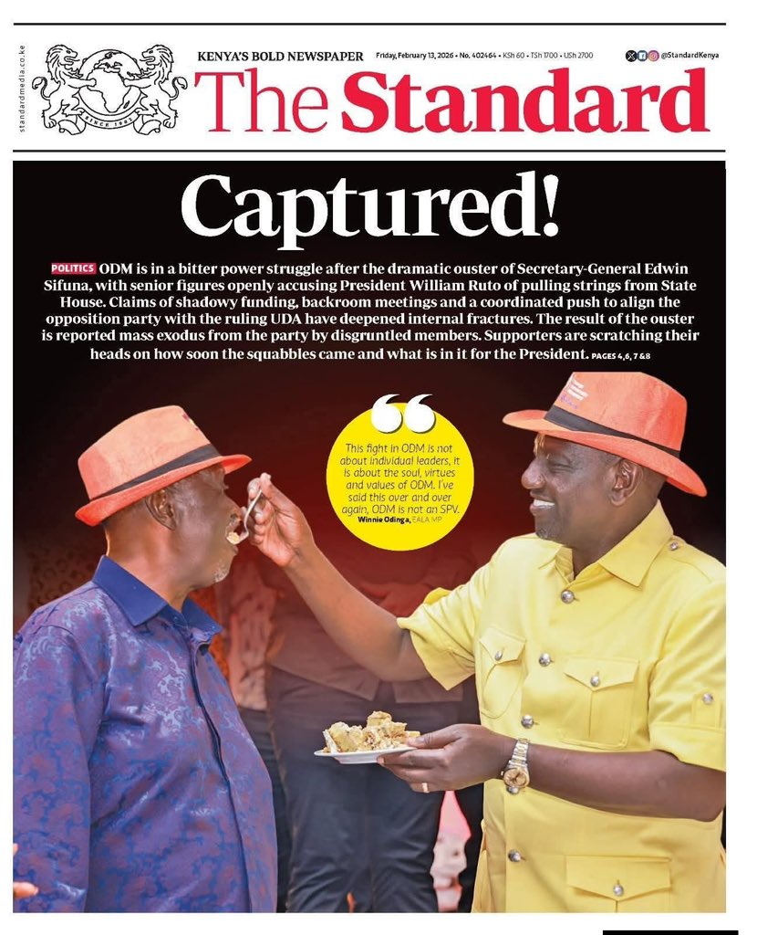 CollinsLautani's tweet photo. Oburu Odinga Should Apologize to Gachagua for Impeaching him on Baseless Allegations on How he Handled his Brother's Inheritance Yet Gachagua Successfully Implemented the Will and his Brother's Children and Widows got their Share

Him it's 4Months &amp; Raila Legacy has been Buried https://t.co/ifMPyNrwFG