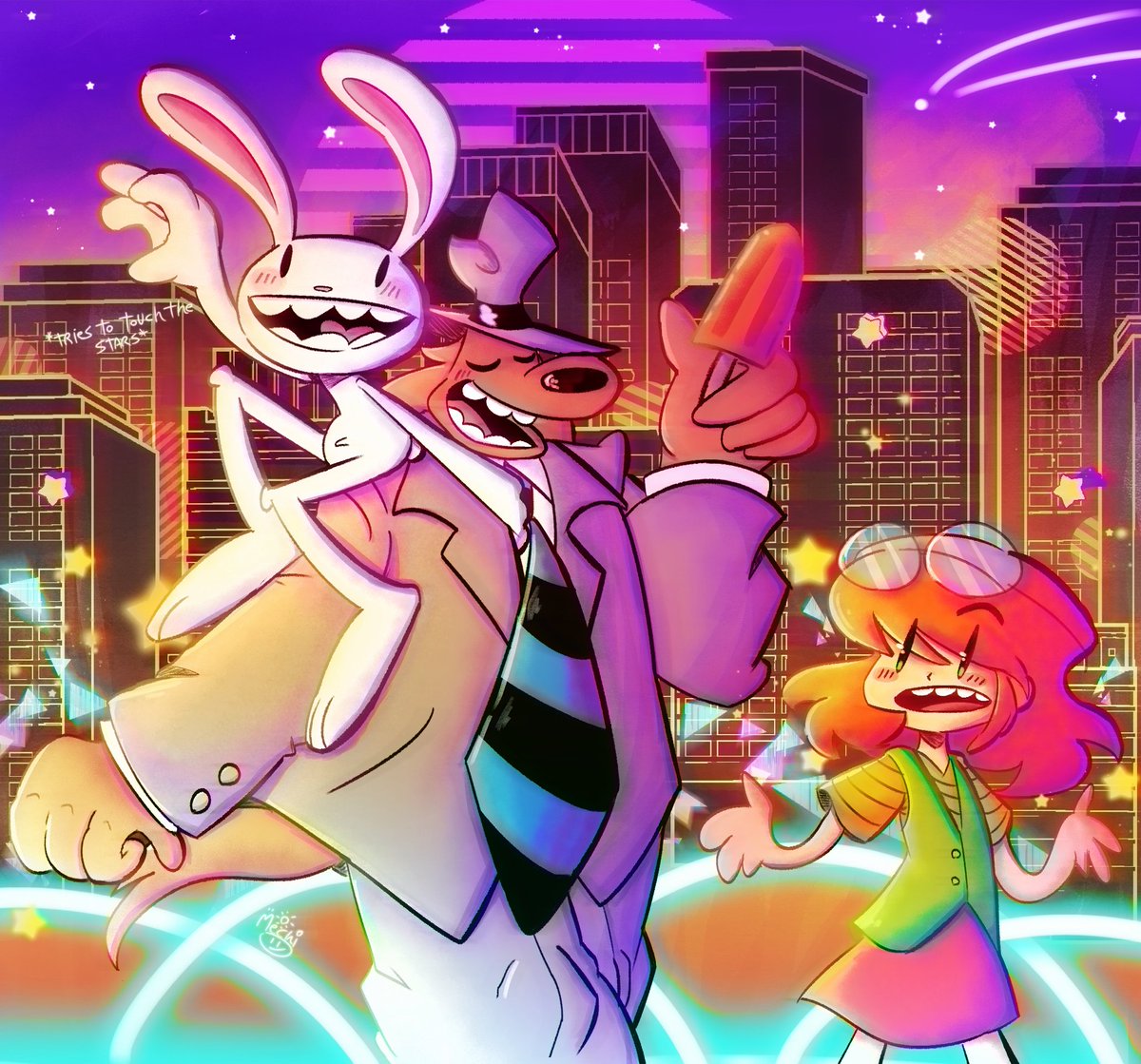 Geek old art repost 💚
#SamandMax