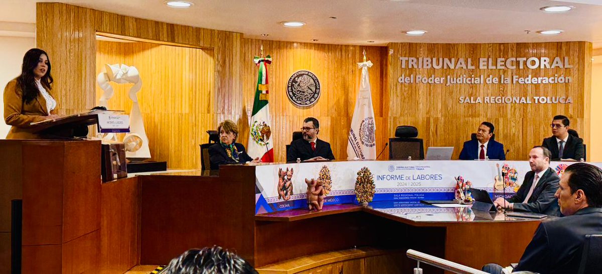 El día de hoy, las Magistraturas del <a href="/TEEQRO/">Tribunal Electoral del Estado de Querétaro</a> acudieron a la presentación del Informe de Labores  de la Magistrada Presidenta Nereida Berenice Ávalos Vázquez, de la <a href="/TEPJF_TOL/">Sala Toluca</a>.

Felicitamos su destacada labor y el compromiso demostrado al frente de esta importante responsabilidad.