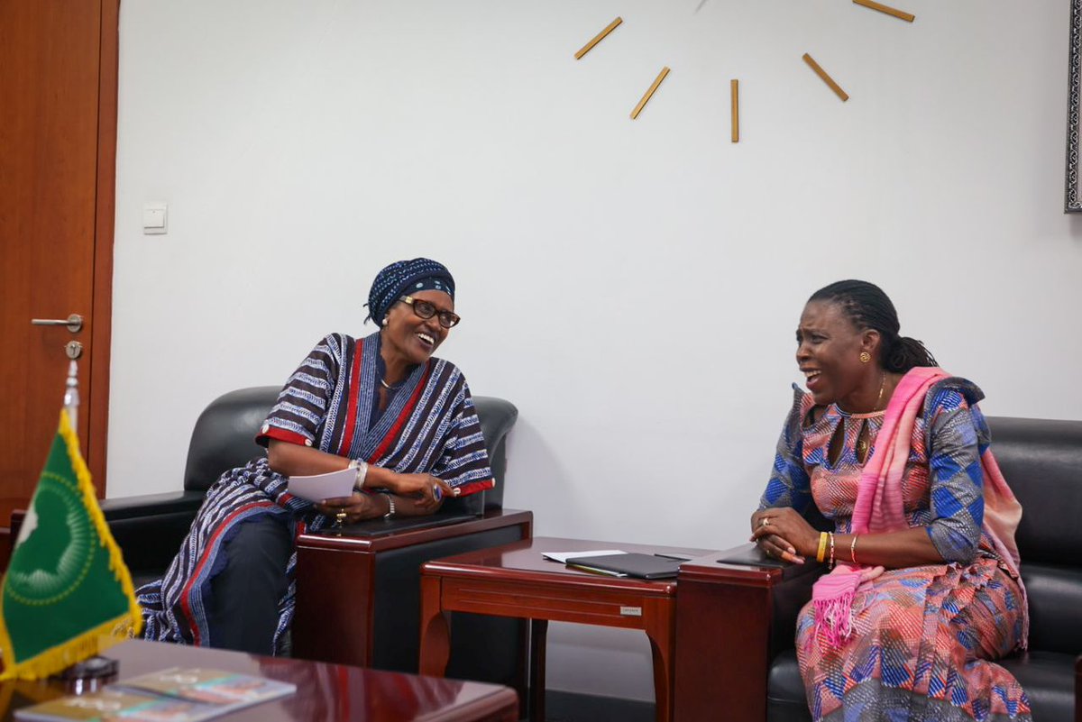 Winnie_Byanyima's tweet photo. Excellent meeting today with my sister, the @AU_HHS Commissioner @amma_twumamoah. We discussed safeguarding the essential functions for effective HIV responses during the ongoing transition, and the roadmap for advancing the Common African Position for the UN General Assembly High Level meeting on AIDS.
Thank you for your insights on the drive towards health sovereignty and how the @_AfricanUnion is supporting countries.
With strong continental leadership, we can accelerate progress and keep our eyes firmly on the goal of ending AIDS by 2030 as a public health threat.
#AUSummit2026 #EndAIDS