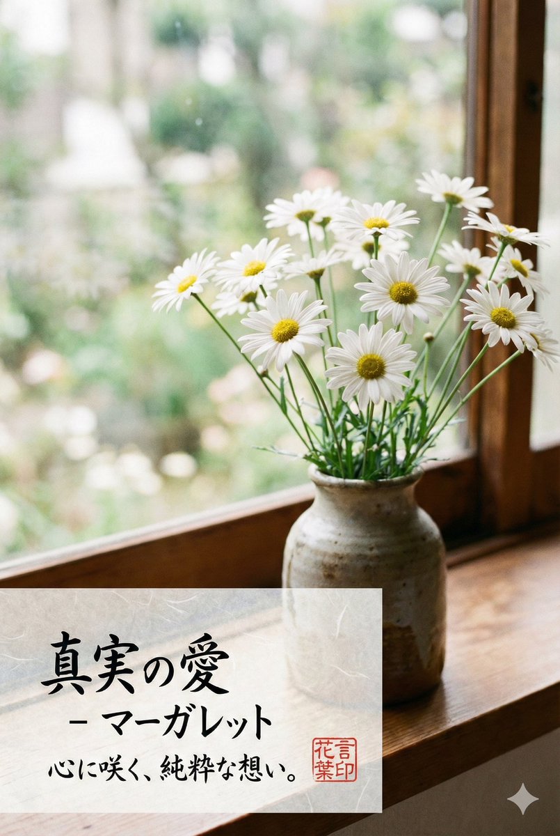 2月13日は『マーガレット』🌸 花言葉は「真実の愛」「信頼」。 恋占い