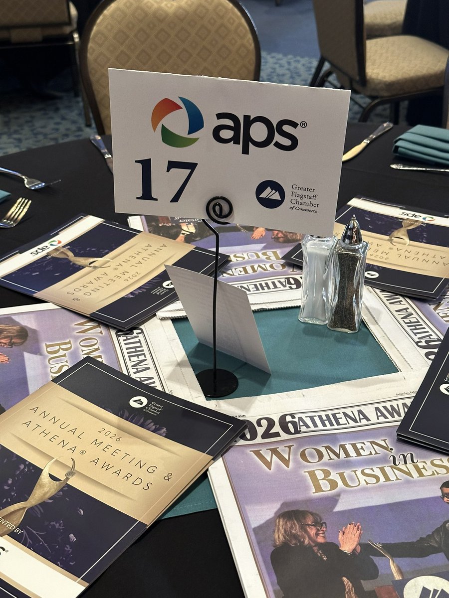 Flagchamber's tweet photo. Getting ready and excited for #flagATHENA 2026 at NAU - Thank you @apsFYI - 25 Nominees!! https://t.co/9fTPsh812a