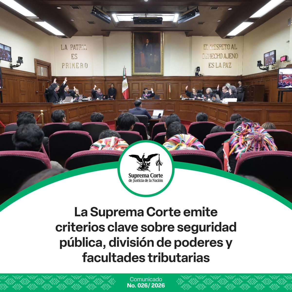 Hoy la #SCJN avaló que la SEDENA pueda suspender provisionalmente licencias de armas para proteger la seguridad pública y reforzó el principio de división de poderes al impedir que un juicio político iniciado por el Congreso local se fundamente en determinaciones que le