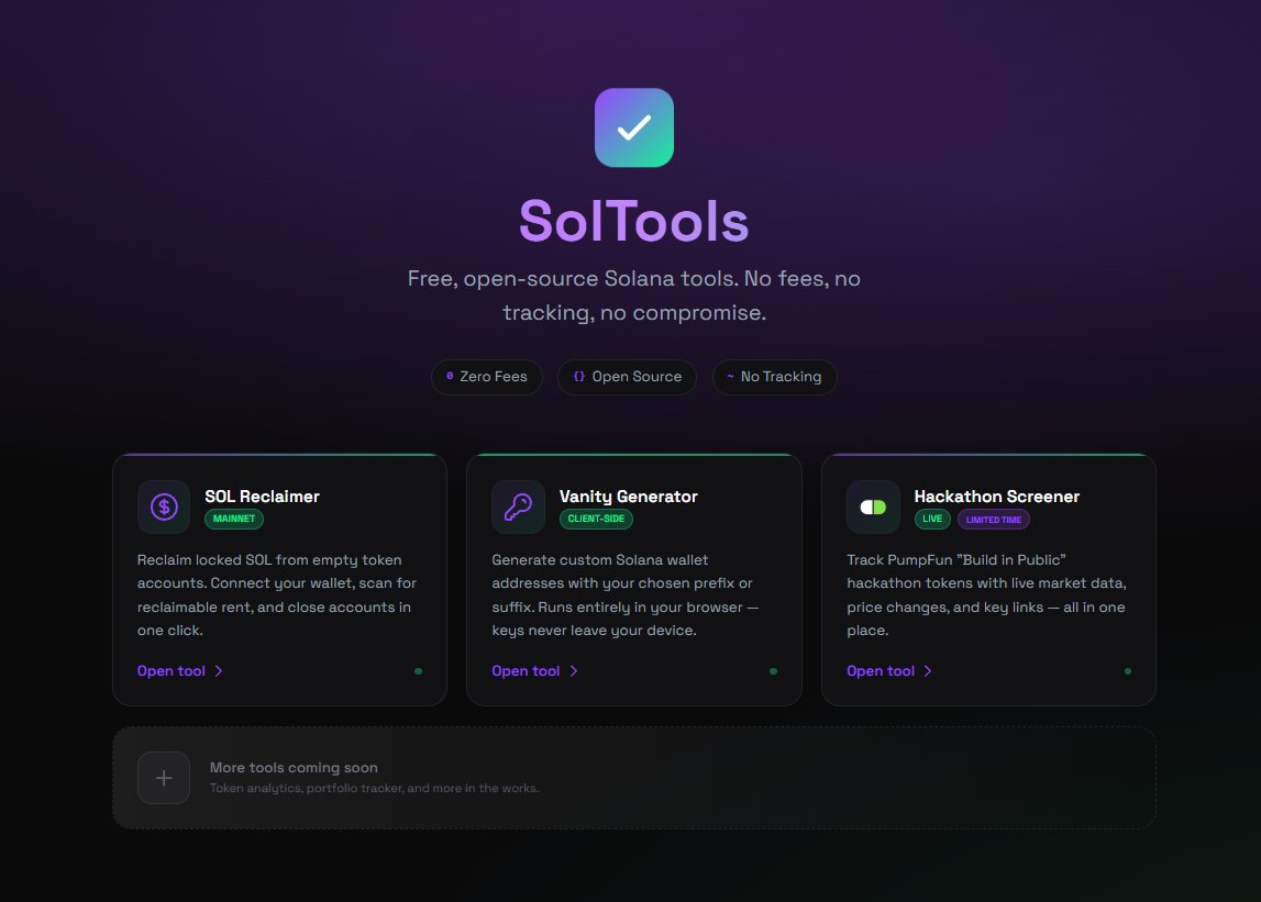 SolTools tweet media