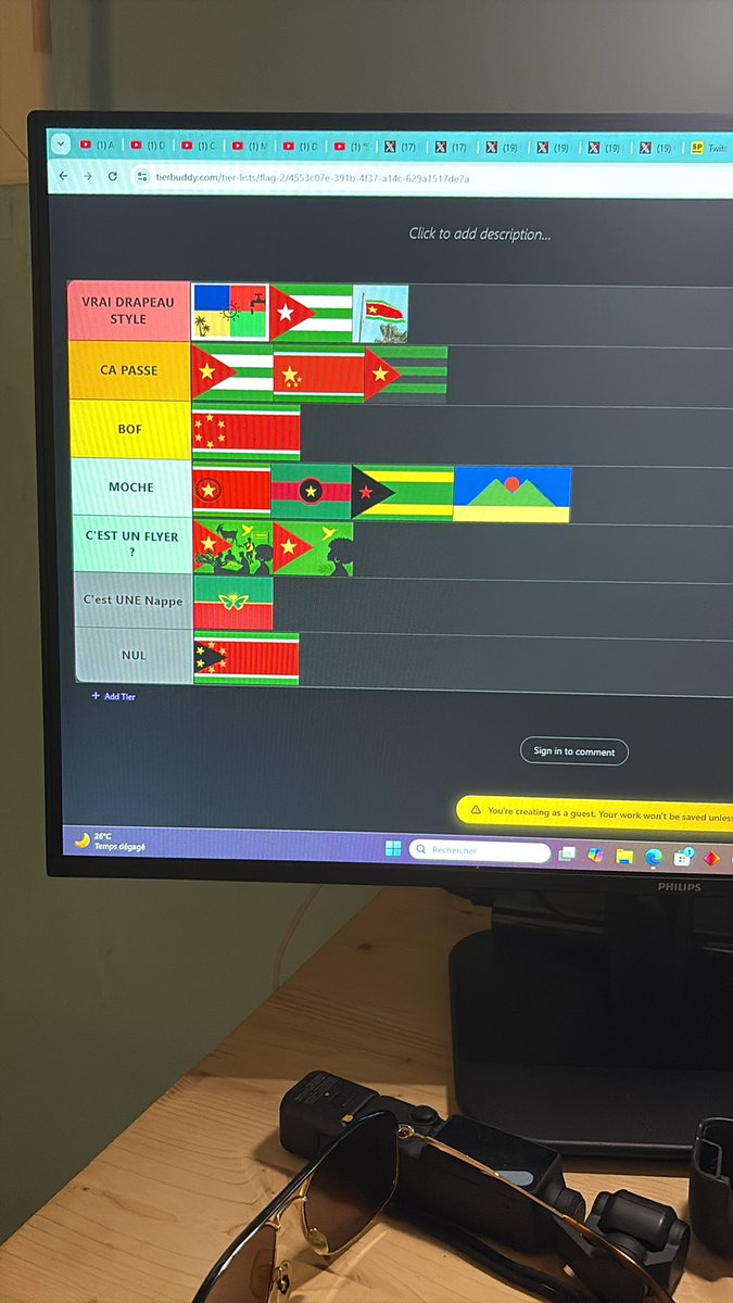 LeMwakast's tweet photo. On fait la tiers liste des drapeau de Guadeloupe ! De manière scientifique et prouvée !  
https://t.co/AraeW5mX3j https://t.co/9O71ruhMn3