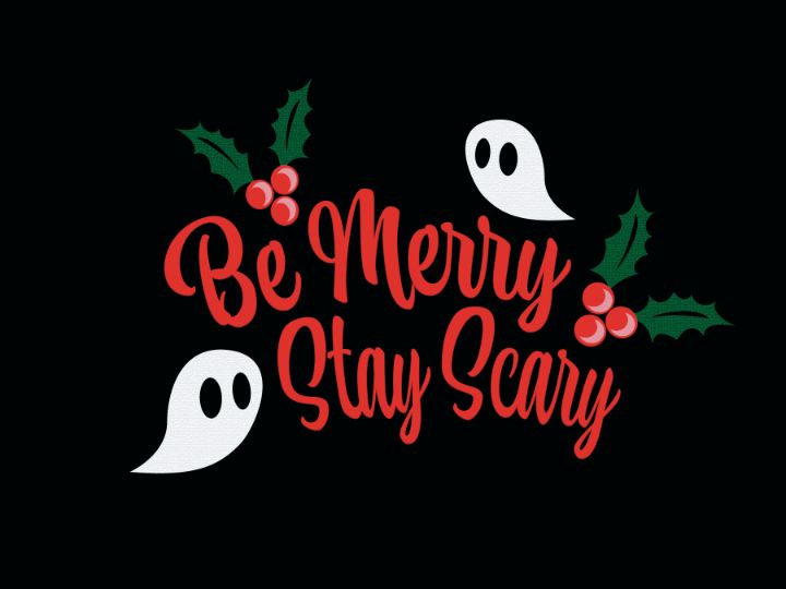 QueenWitch343's tweet photo. Art of the Day! "Be Merry Stay Scary". Buy at: https://t.co/s4VGYuWmQi https://t.co/UuOPM6lNQv