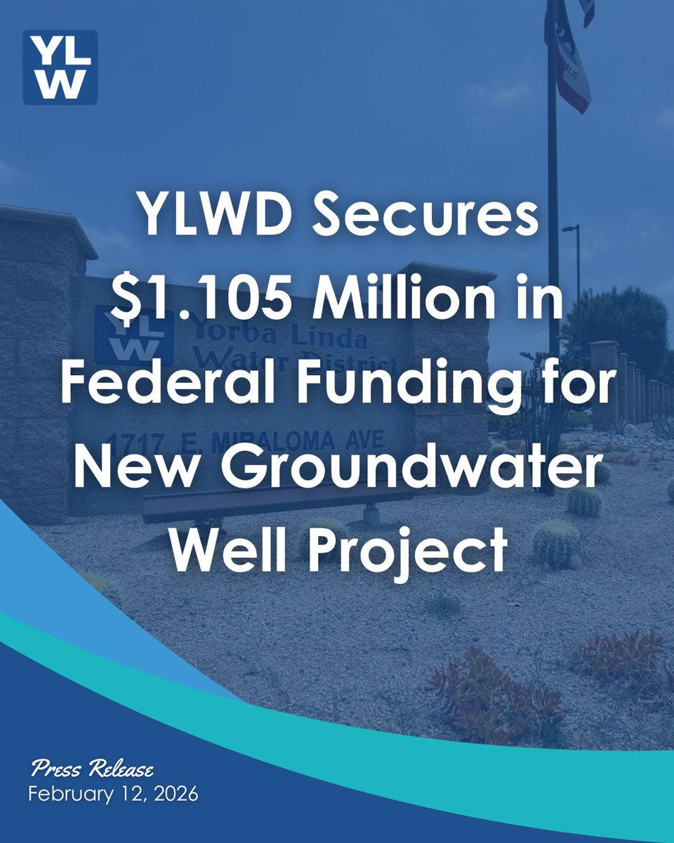 Yorba Linda Water District tweet media