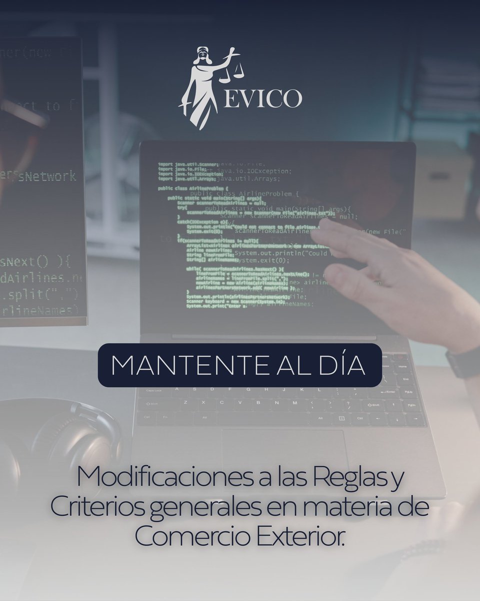 EVIConsultores's tweet photo. ⚠️ MANTENTE AL DÍA 

📰 La #SE endurece reglas de comercio exterior: más verificación, cumplimiento continuo y sanciones severas.
🌐 DOF: https://t.co/EyrSNCg6uP

#EVICO #ComercioExterior #Aduanas #PermisosPrevios https://t.co/0OKfYA4zU5