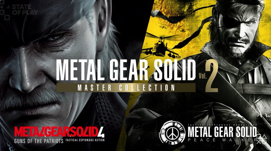 Konami announced Metal Gear Solid Master Collection Vol. 2.  
Included games:  
- Metal Gear Solid 4  
- Metal Gear Solid: Peace Walker