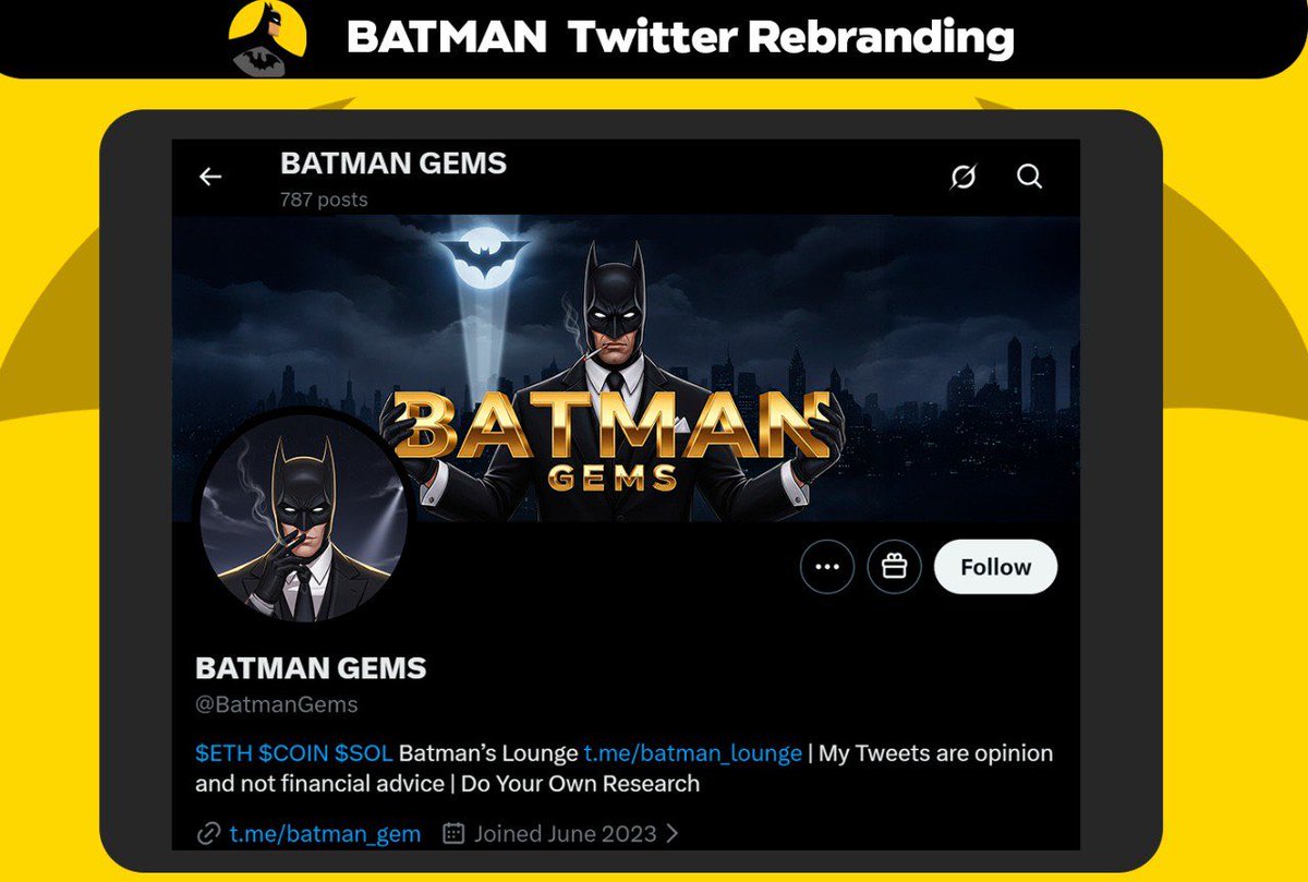 BATMAN GEMS tweet media