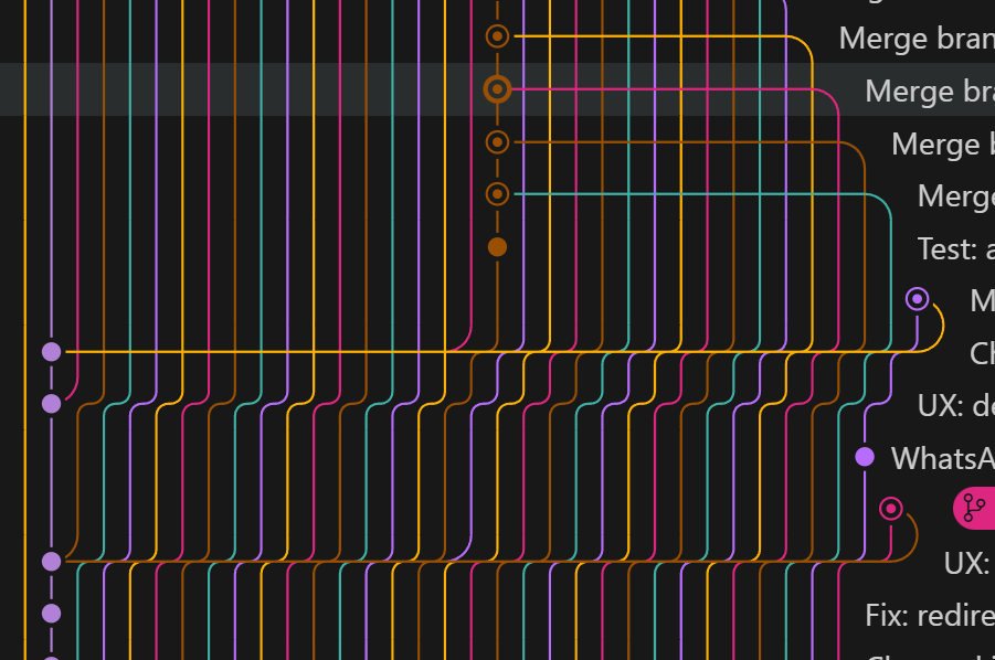 cuando claude code actualiza algunas ramas. Sin ia esto me parecería overkill.