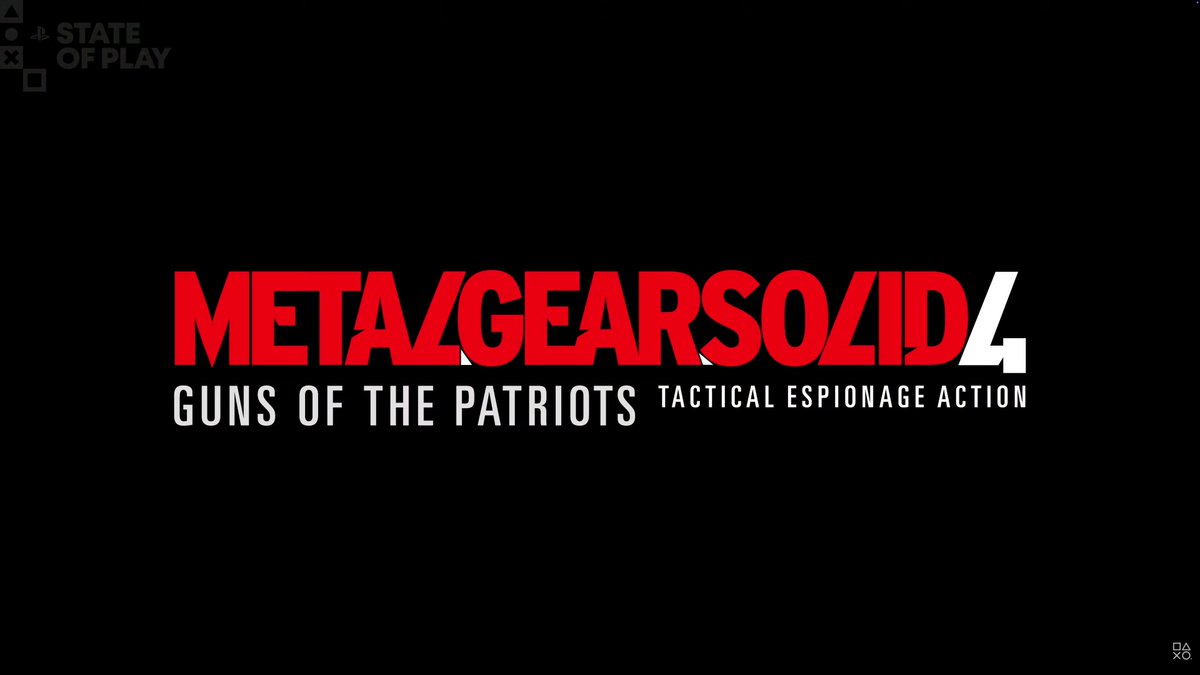 MGSMGN's tweet image. BREAKING NEWS 🚨 Metal Gear Solid 4: Guns of the Patriots PORT IS REAL!!! First look!!!