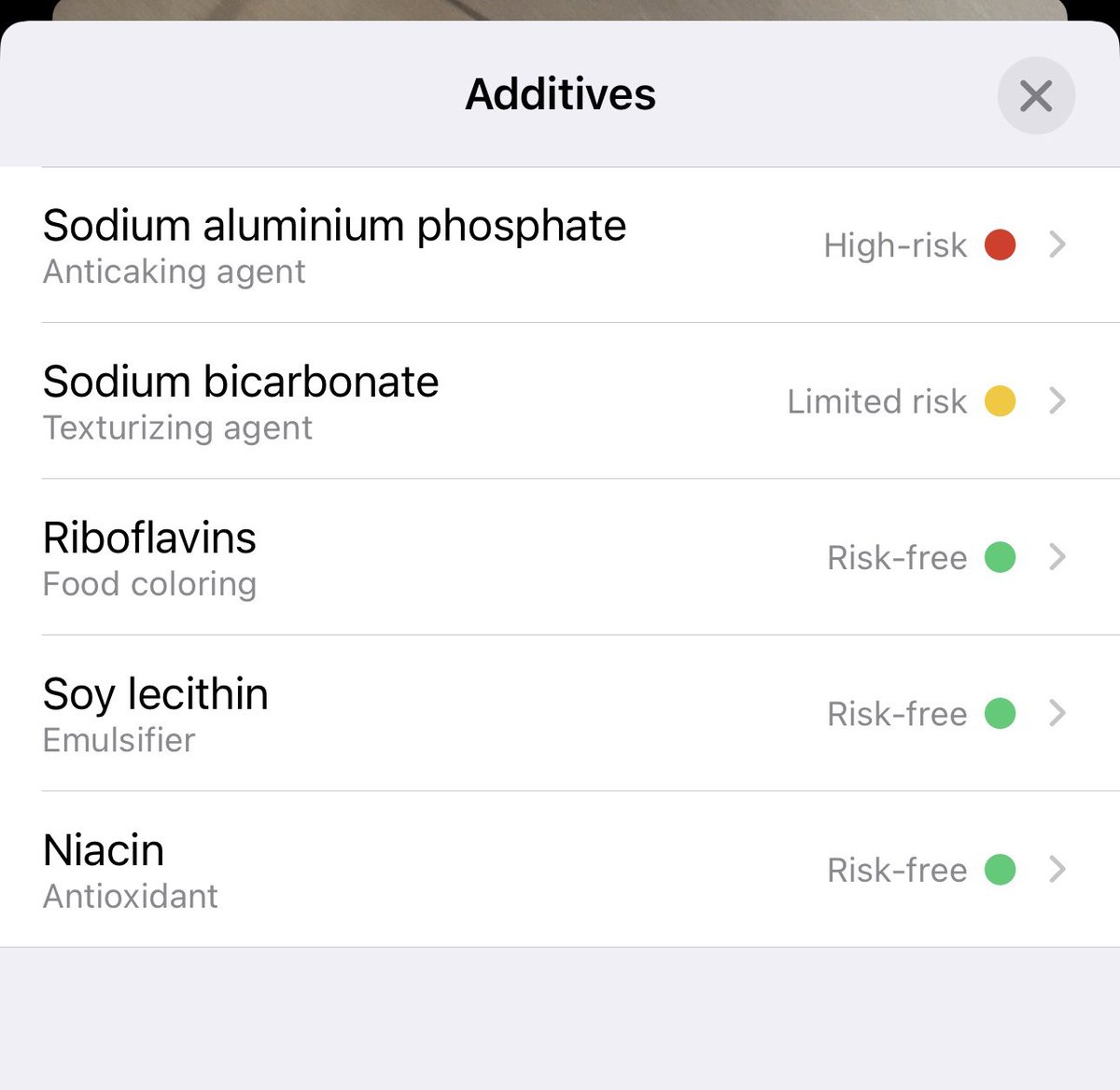 Keshaaww's tweet photo. 🧪 @generalmills I scanned one of your products on @YukaUS and it contains an additive assessed as high-risk: Sodium aluminium phosphate. I ask you to remove it in order to protect consumer health. #NotInMyProduct https://t.co/7RWTtEPtRC https://t.co/bgrG00r03B