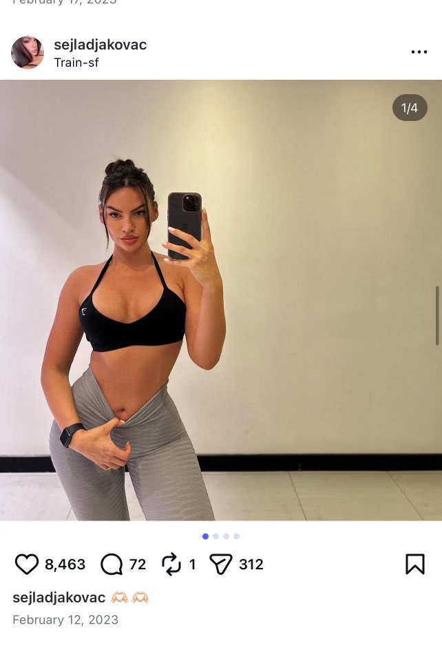 MyronGainesX's tweet photo. THIS IS AN INTERVENTION FOR LARRY WHEELS (100% serious)

Larry,

This woman is actively destroying your career, your reputation, and the legacy you spent years bleeding for. 

Wake up.

Ask yourself these questions and answer them honestly:

•  Why was your “wife” still marketing herself half naked online while claiming to be in a committed relationship? (See below)

•  Why were her DMs wide open?

•  Why has she been screenshotting and hoarding DMs from famous men for years like trophies?

•  Why does she constantly undermine, mock, and embarrass you on stream, in front of your entire audience?

•  Why does she openly talk about other men in sexual ways right in front of you?

These are massive red flags.

It is NOT my job to avoid access to women (especially when her profile purports to be single).

It is HER job to avoid being accessible.

Saving a 3 year old DM from random celebrity isn’t the “gotcha” she thinks it is.

The real gotcha? 

Her IG from that time period when she was supposedly “taken"? 

YOU'RE NOWHERE TO BE FOUND!

And if you are, she MADE SURE to hide you, because I didn't see it, as I'm sure many others didn't either...

So she can add to her validation collection...

The ugly truth, Larry:

She is a predatory, attention seeking opportunist who gets off on the spotlight even if it comes at your expense. 

She has already embarrassed you publicly multiple times on camera, and she will keep doing it because it works for her.

You are one of the strongest men on the planet physically.

Time to show that same strength mentally.

Find a way out. 

Quietly, cleanly, and fast before she finishes what she started.

I’ve seen this exact story too many times.

I’m never wrong about women like this.

Your legacy is worth more than her clout.
@larrywheels