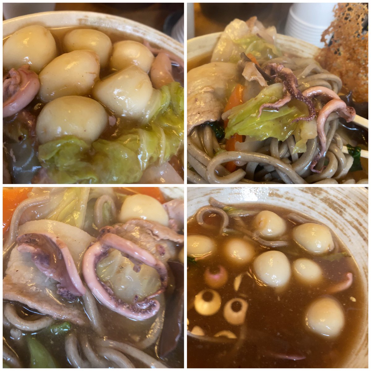 coripapan's tweet image. あさだけ  @錦糸町

昨朝 新メニュー「五目そば」を食べに！+うずら卵🥚

五目そば美味しいよ🥰
いろんな食材の旨味がでてる

ただ 今回のクセは「うずら卵」の方だった…
150円で10個以上入ってた💦
ありがたいが 黄身で口内パサパサになるw
それをスープで胃に流し込むと 最高なのだがね😍
#あさだけ