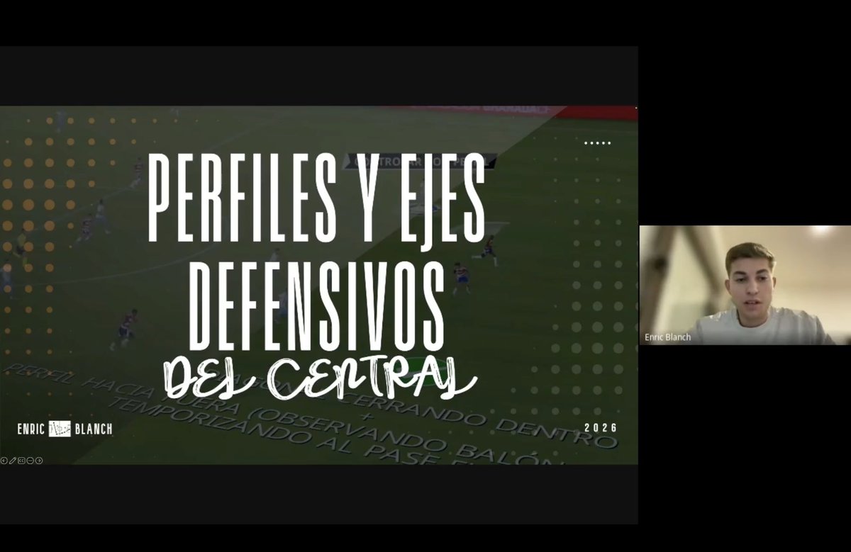 EnricBlanch_'s tweet photo. Un placer poder colaborar compartiendo una charla con los alumnos de la academia de análisis individual de @RaulMtnez_88 y @MikelValcarcelB

Gracias por la invitación y por abrir este tipo de espacios de formación.🙌🏻⚽️ https://t.co/e88THi66tE
