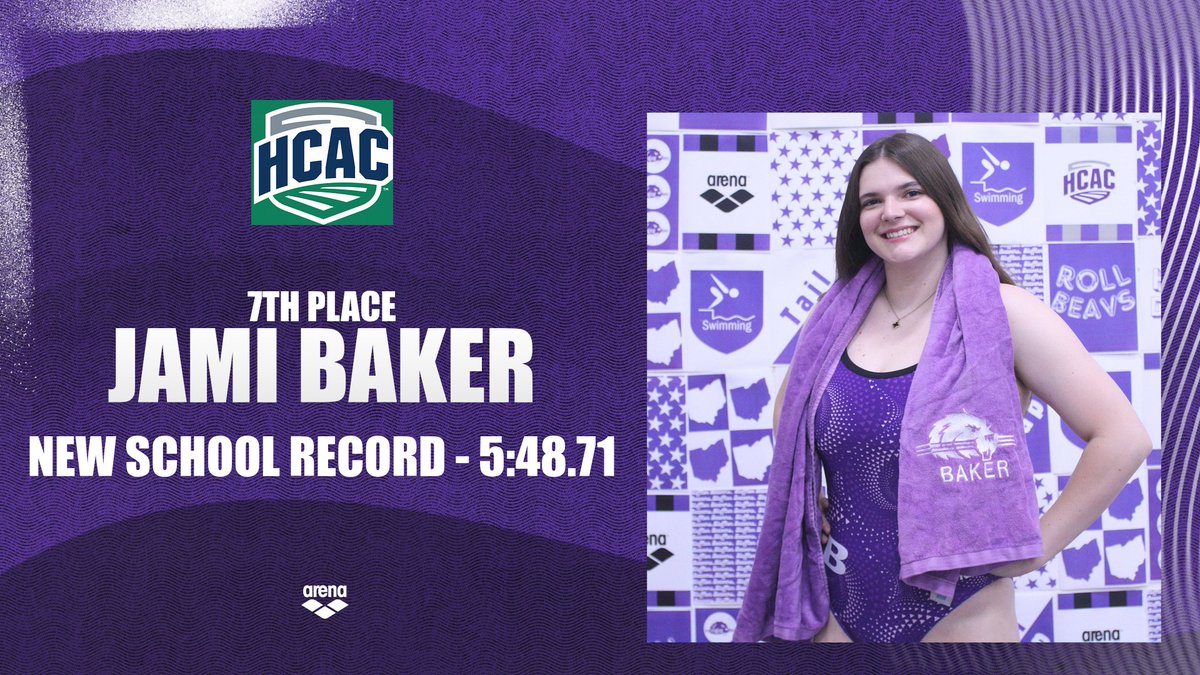 Jami Baker comes back to finals with another time drop and a new school record!