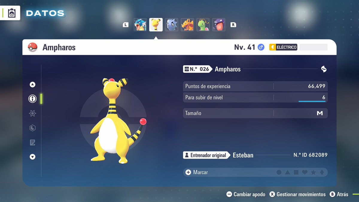 ¿Alguien quiere ser Ampharos?