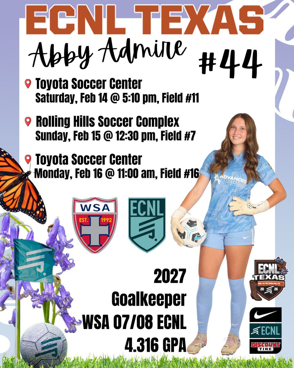 Schedule Change!!
NL Dallas Showcase