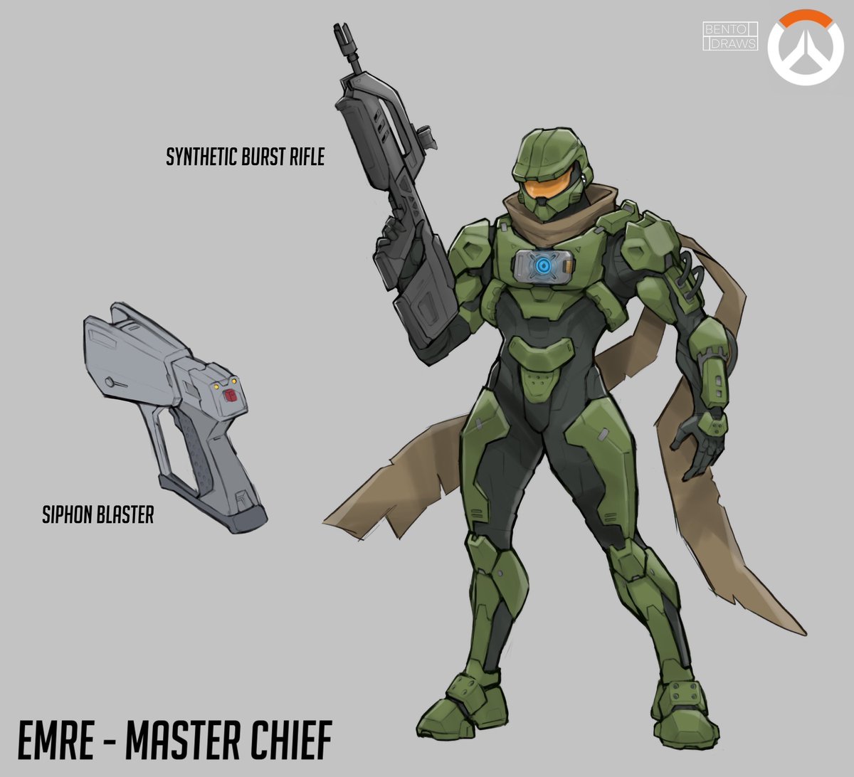 Overwatch Emre - Master Chief skin