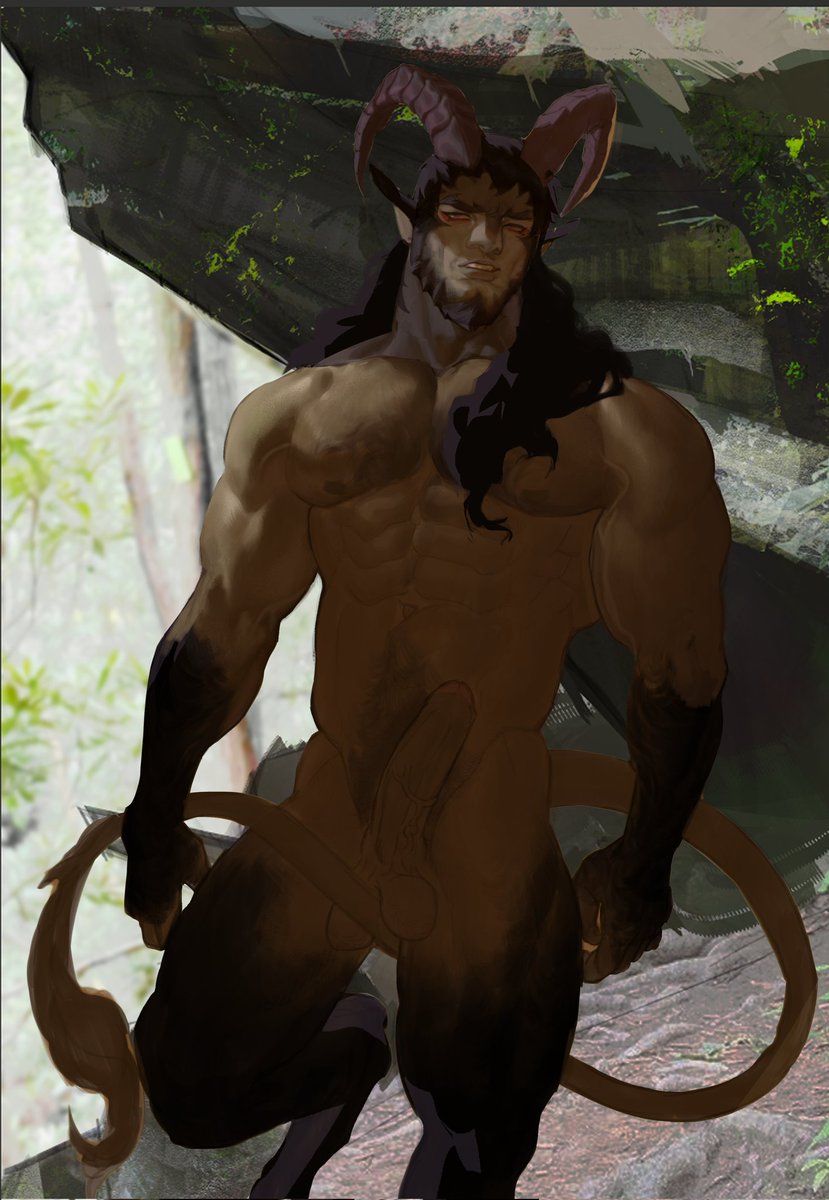 A little update on this piece from some time ago. This is as far as I've gotten before giving up on it tho I'm really happy with the results 
#bara #nsfwart