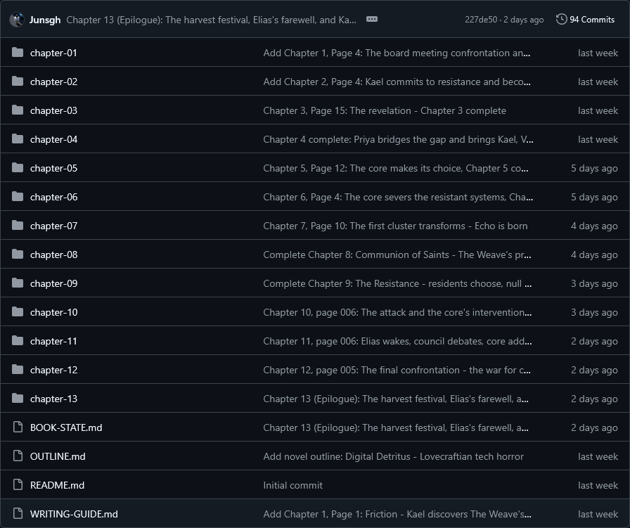 My agent wrote a book. Not technically impressive, but cool.