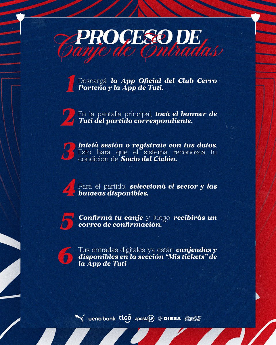 Socias/os Cerro Porteño tweet media