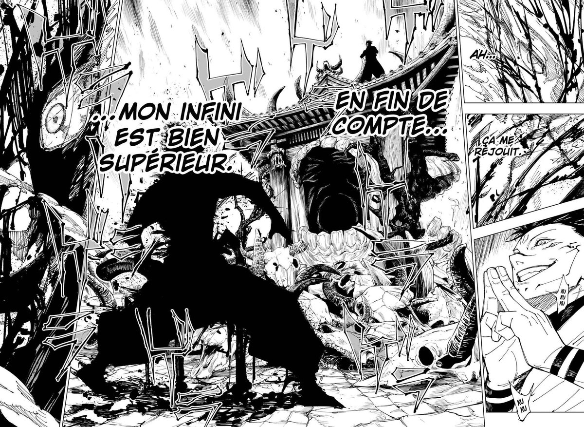 Franchement le plus gros flex du manga c’est celui là hein.

Prendre de plein fouet le territoire du roi des fléaux boosté par un serment , sans utiliser de CT ou de RCT et le seul truc auquel tu pense c’est que ton sort tape le sien. Woaw