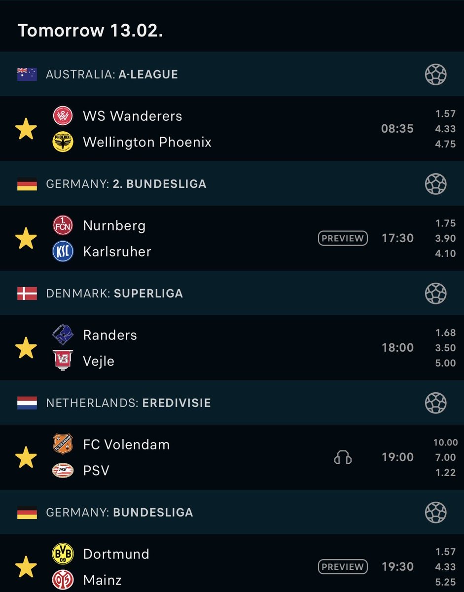 TotalGoal79's tweet photo. Our Friday football selections are complete 
Good luck 🤞 https://t.co/pIUDmkDqIK