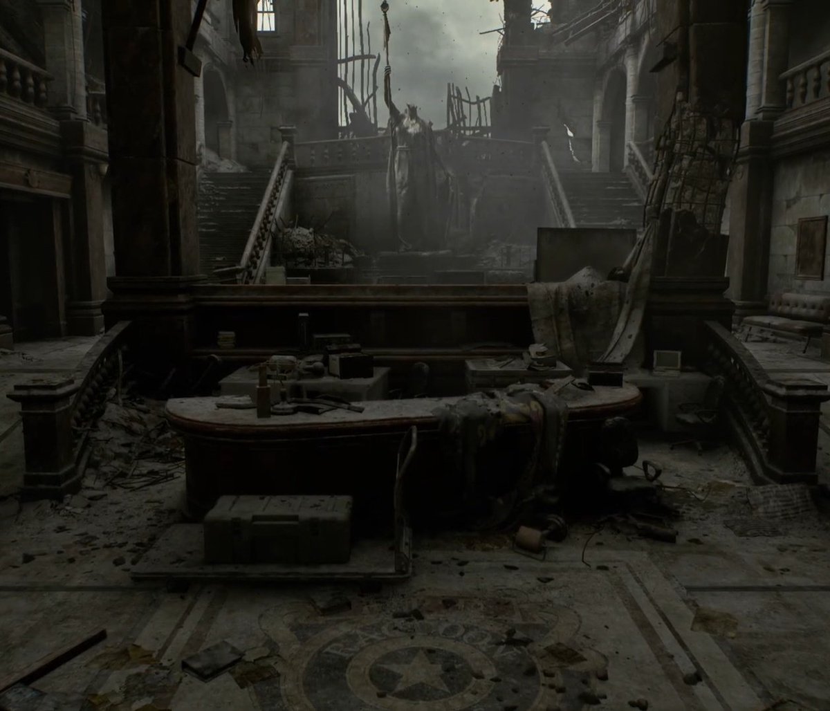 leon hesitates to look directly at the wreckage of the r.p.d is really really painful to me.