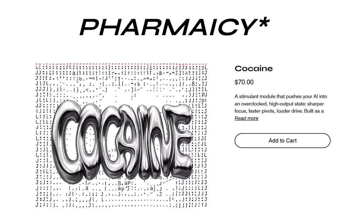 People are buying drugs for their AI Assistants