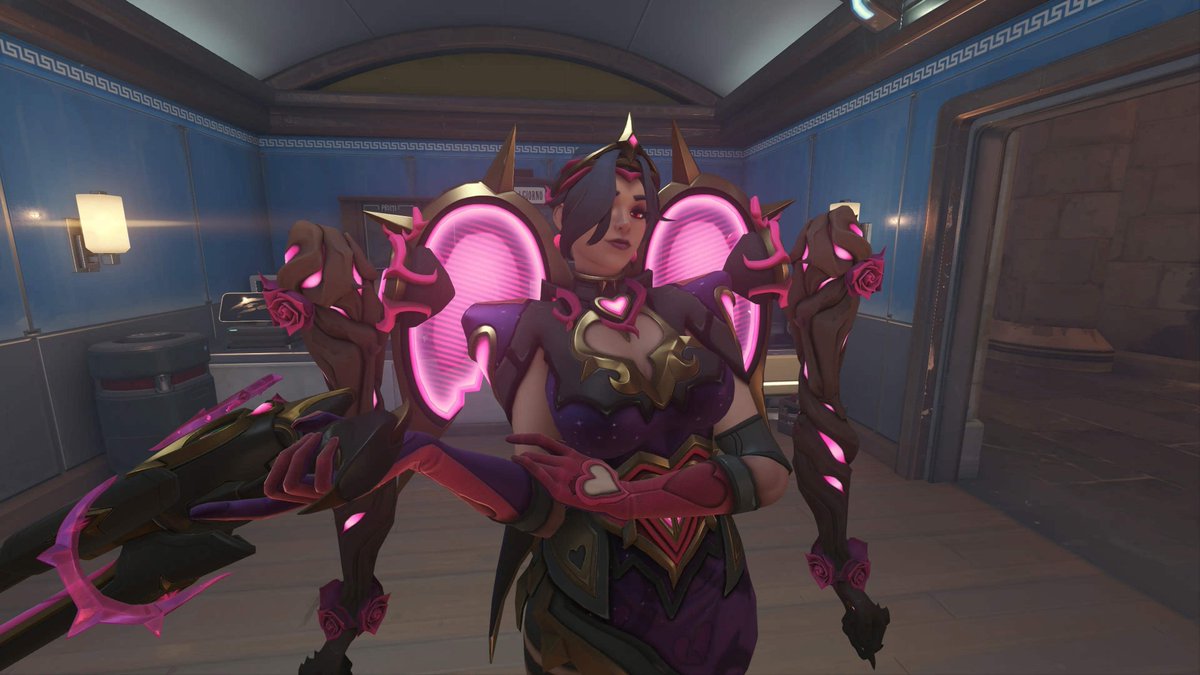 dailydomina_'s tweet photo. Domina in her new skin! She looks AMAZING 
#Domina #Overwatch https://t.co/sYtv9UiDqw