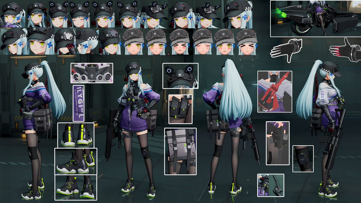 클루카이 4K 사면도 クルカイ 4K四面図 Klukai 4K Four side view 可露