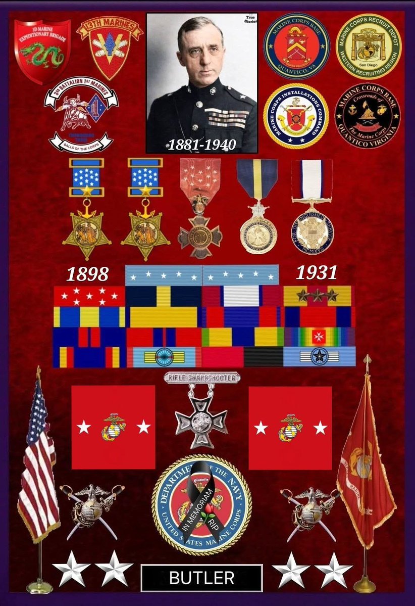 General Smedley Butler did all the and more. Was concerned about marching Young Marines into battle over money instead of cause and Corps. SEMPER FI.