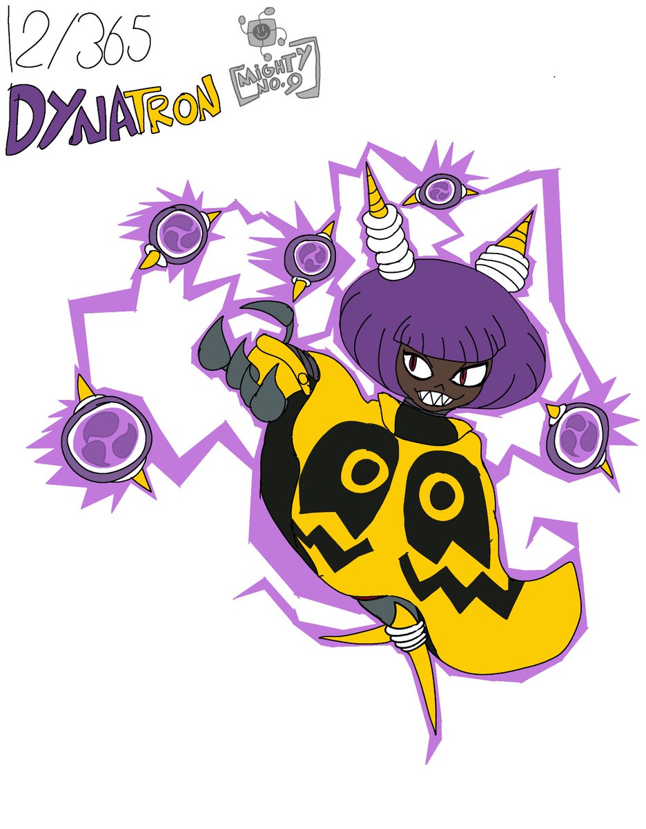 M4XIMUM_1MPACT's tweet photo. Drawing a favorite character every day to improve my art pt.12/365: dynatron from mighty no.9!
#art #fanart #digitalart #mightyno9 #mightynumber9 #comcept https://t.co/LtjKxT5on8