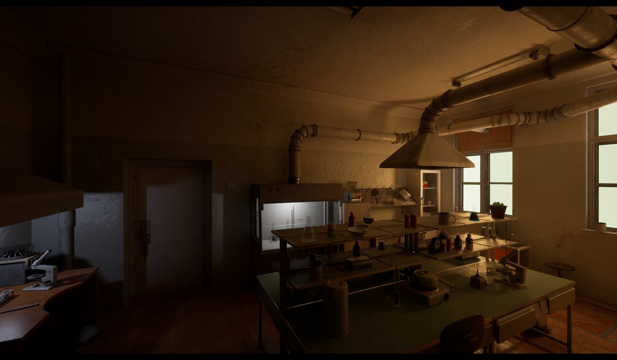 WN_Team's tweet photo. Just finished my new work for the marketplace! Detailed hospital laboratory in a post-soviet aesthetic.

Coming soon to Fab!Store: https://t.co/b2HMQW8twZ
Discord: https://t.co/YdP20BMwns

#UE5 #Gamedev #PostSoviet #Fab #EnvironmentArt https://t.co/P0CiEnBrR0