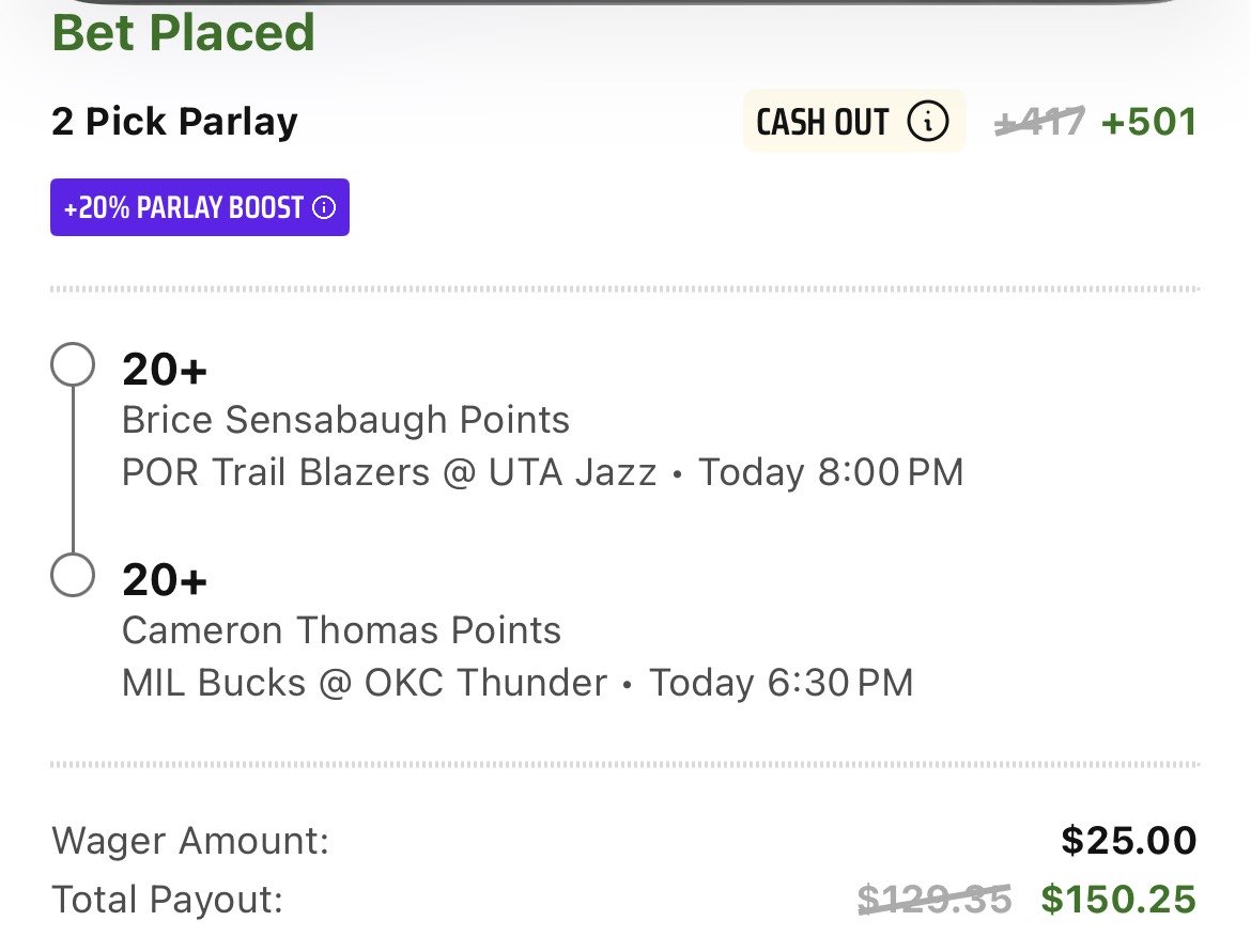 DanTomlinBets's tweet photo. Let’s end the first half with a banger. 

See all my plays at our free discord @propcultureX 

Playing these for .25u each https://t.co/FPBU5yS81L