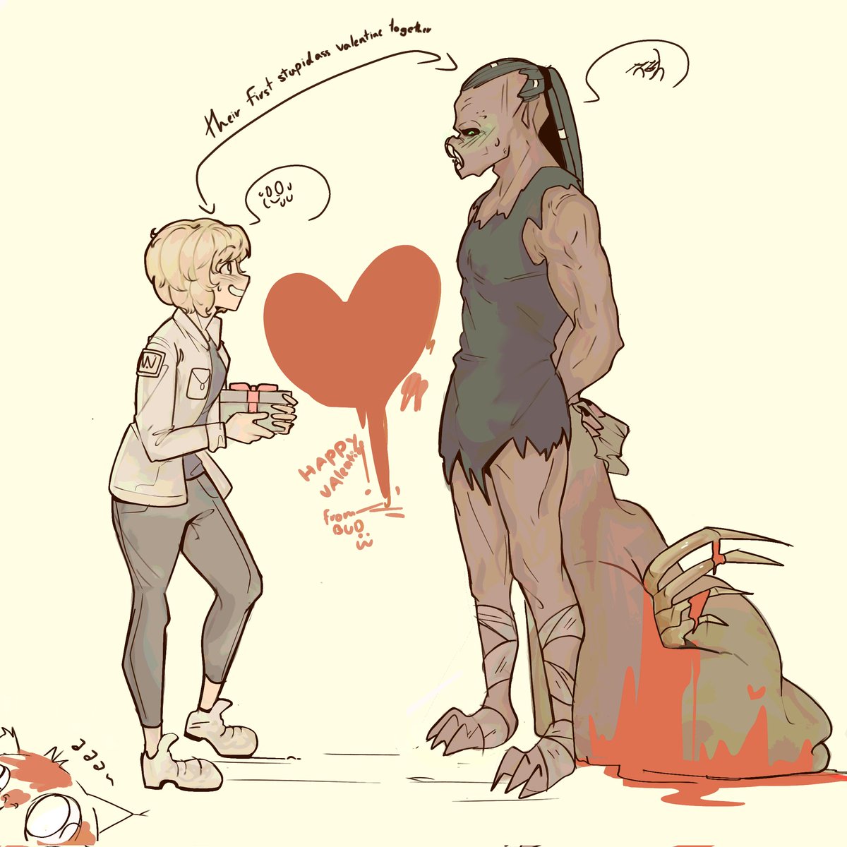 So it's Valentine huh
#PredatorBadlands #thiadek #dekthia #predators #yautja