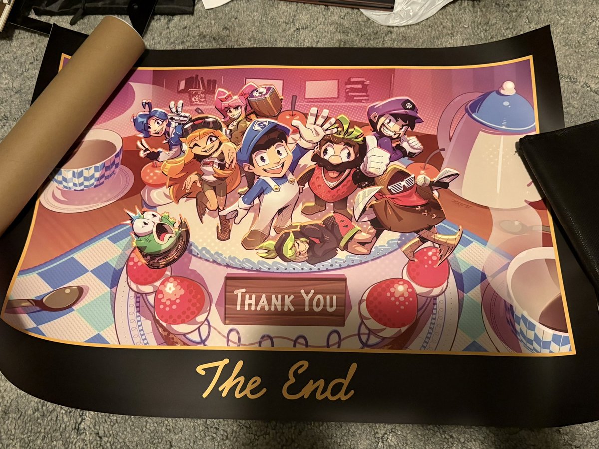 My SMG4 poster just came in today 🥲